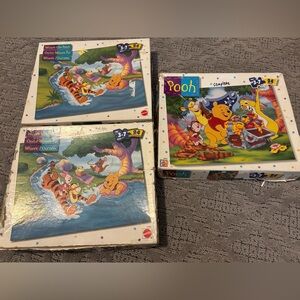 Mattel Pooh and Friends Puzzle Set - Vibrant Colors